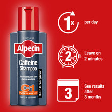 Load image into Gallery viewer, Alpecin C1 Caffeine Anti Hair Fall Shampoo 2x 250ml